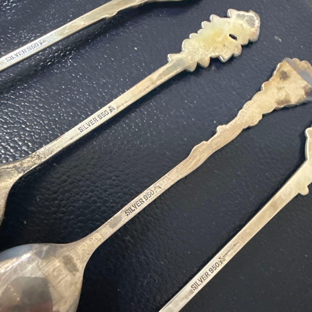 銀製スプーン　silver 950刻印