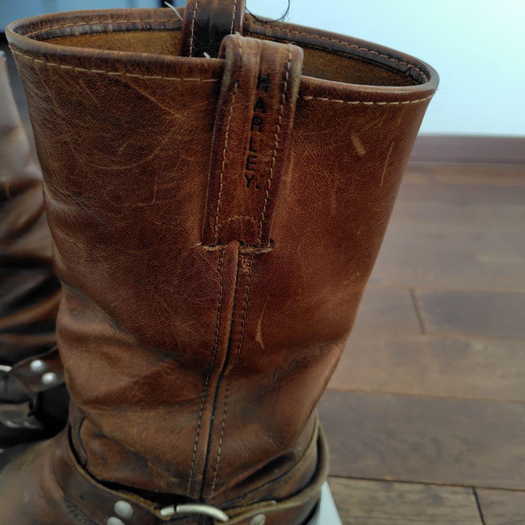 Harley-Davidson ブラウンミドルカットブーツ　ヴィンテージ