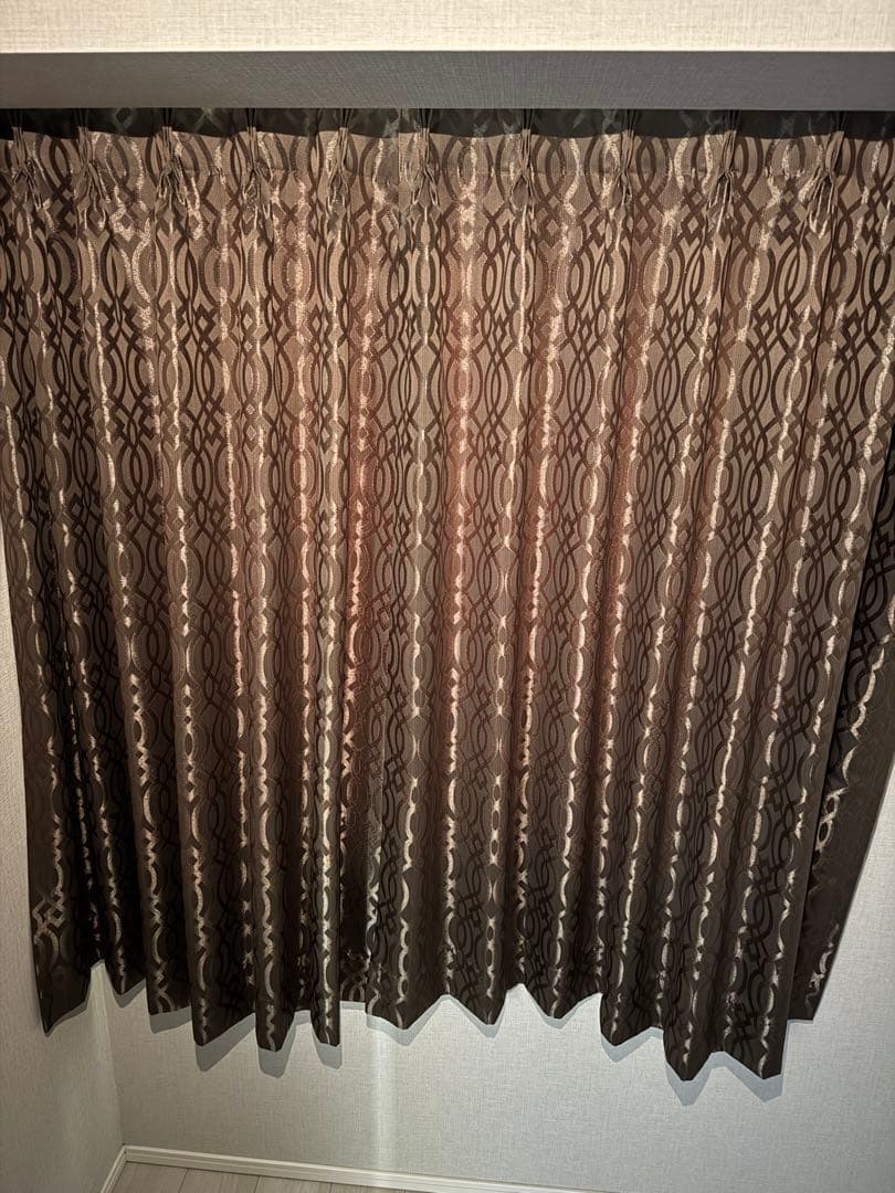 大幅値下げ超特化！高級ドレープカーテン×2枚