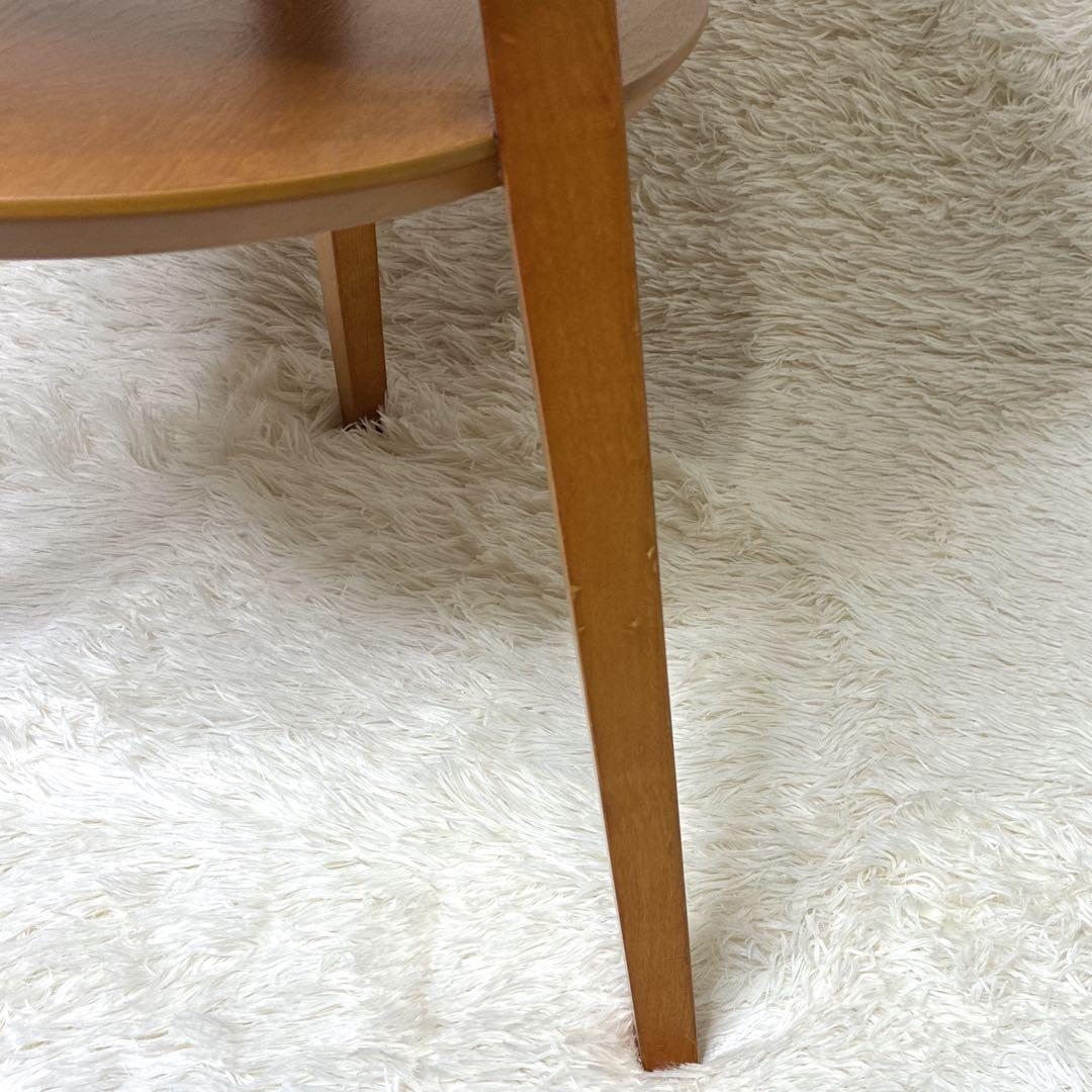 ACTUS アクタス サイドテーブル 丸テーブル 曲木 ソファテーブル 花台