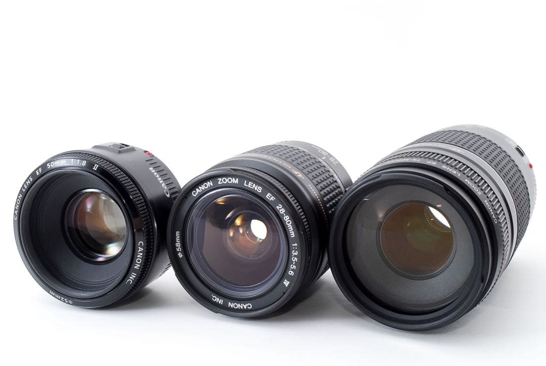 保証/Canon EOS 5D Mark IV標準&望遠&単焦点レンズセット