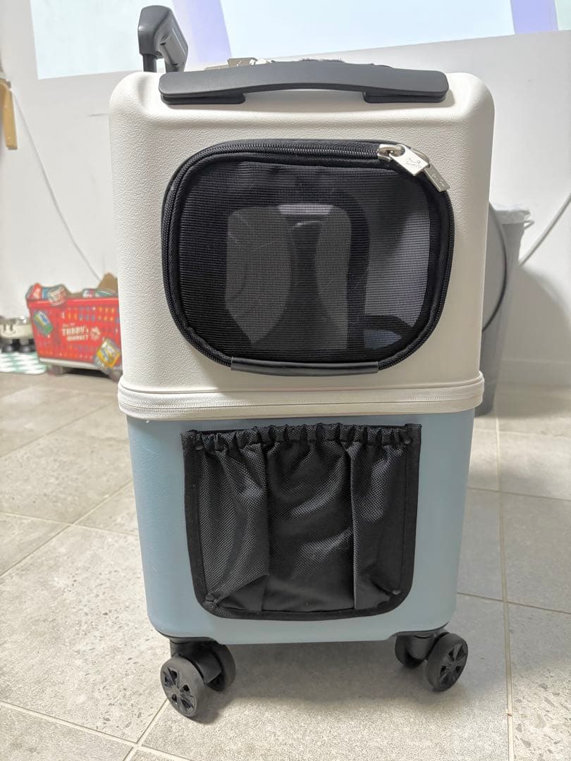 PETICO ペットキャリーMサイズ スーツケース型 犬猫用 中型犬OK