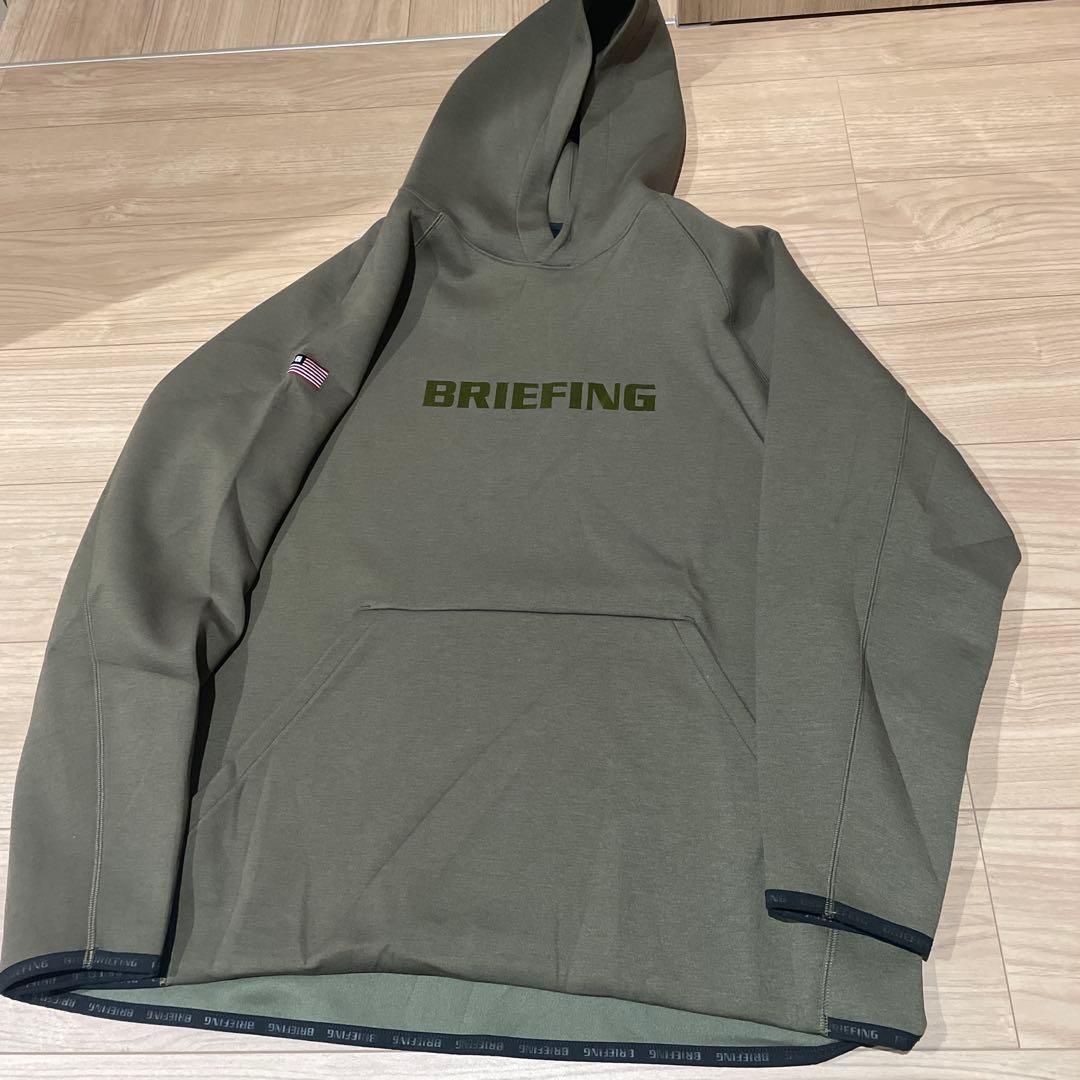 BRIEFING パーカーXL オリーブグリーン