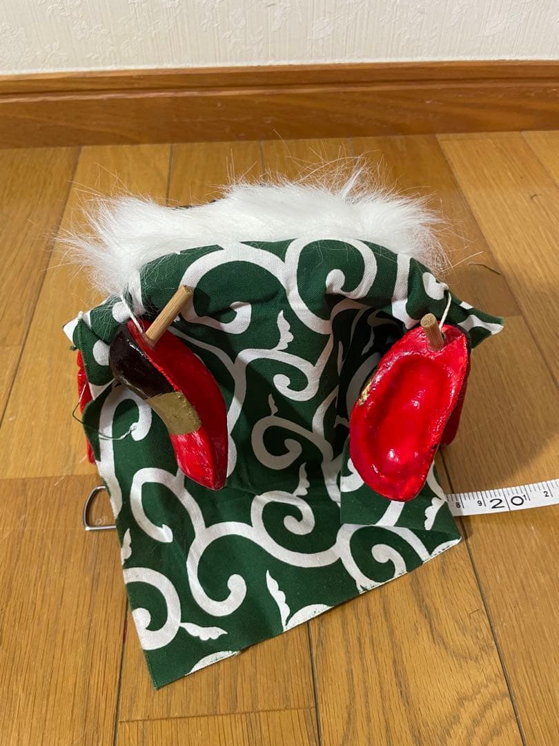 獅子頭 獅子舞 赤獅子 縁起物 魔除け 置物