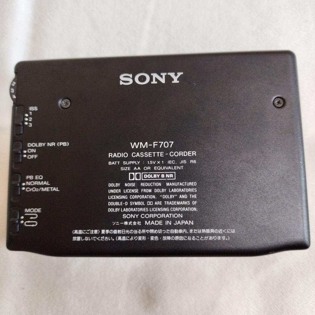 【ジャンク品】SONY ウォークマン WM-F707 ラジオカセットレコーダー
