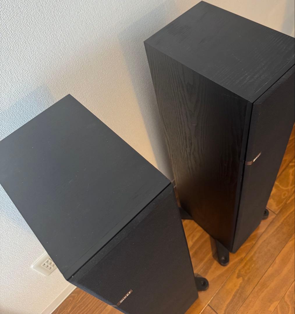 KEF Q500 BL ペア トールスピーカー ブラック