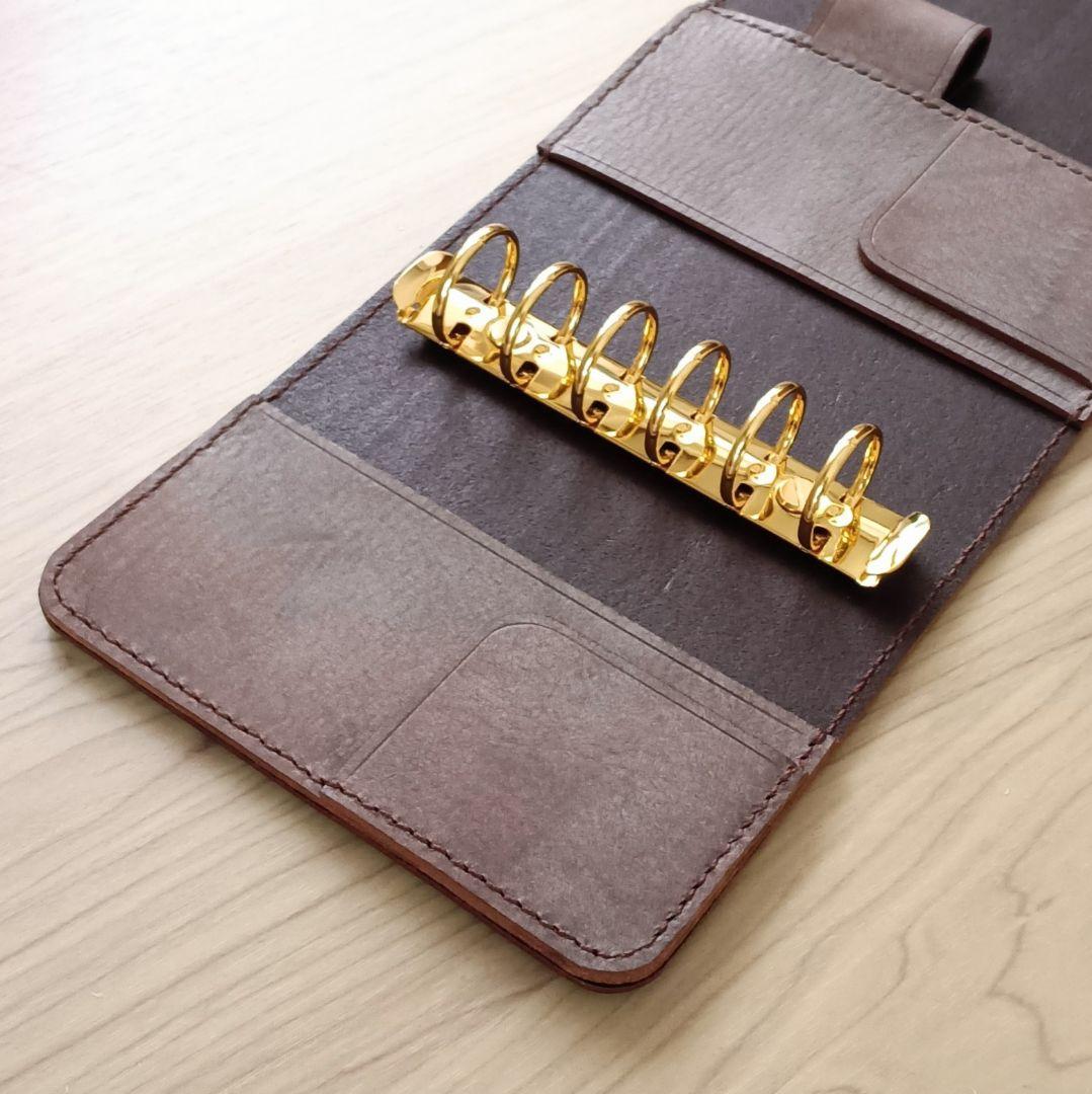 ミニ6 システム手帳 チョコ