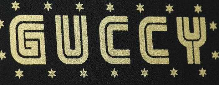 【グッチ】GUCCY スターフレーム iPhone7/8/SEケース ブラック