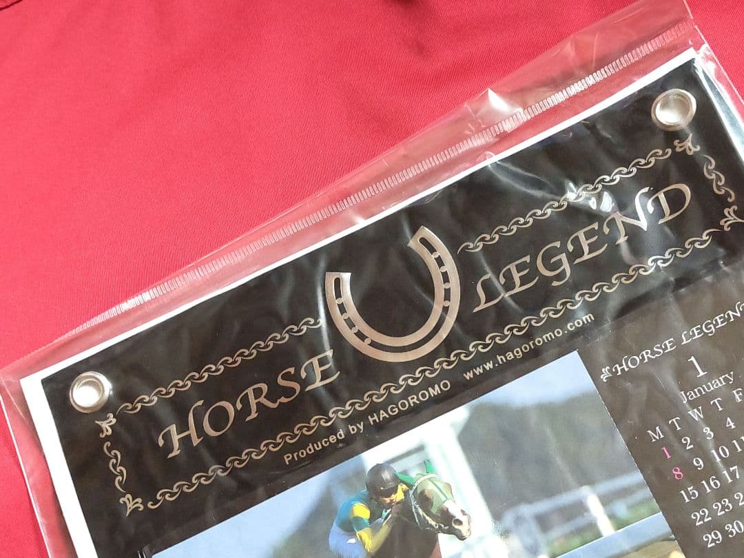 ◆　競馬　JRA　◆　ホースレジェンド　ウォールポケットコレクションカレンダー◆