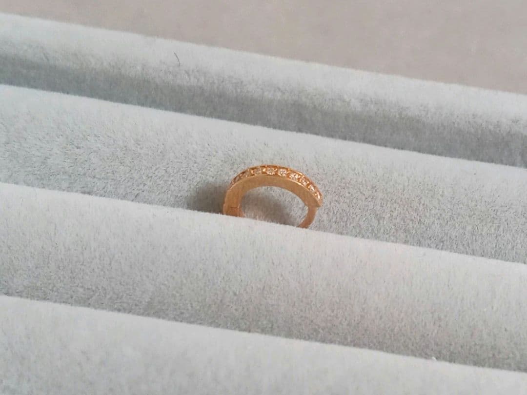 REPOSSI レポシ ベルベル ピアス ダイヤモンド K18PG 片耳用