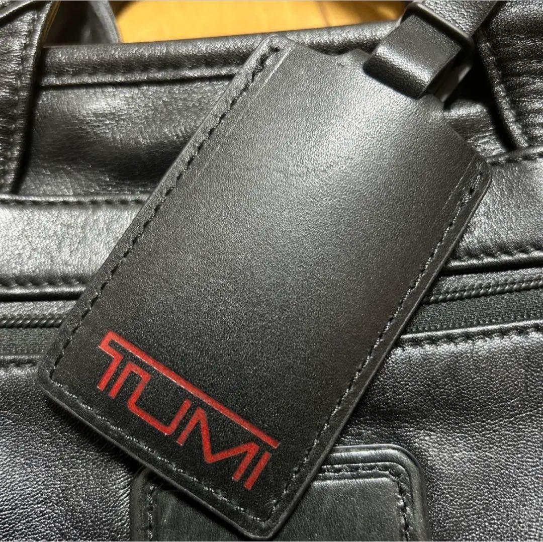 TUMI オールレザー ビジネスバッグ