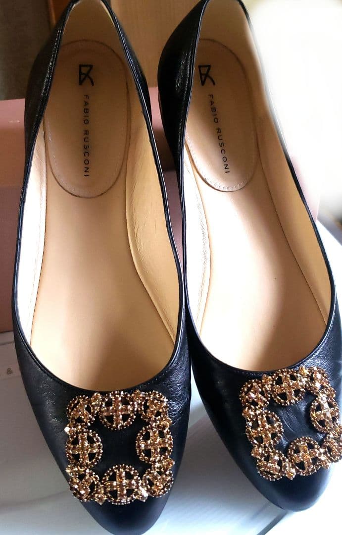 フラットシューズ　ファビオルスコーニ38