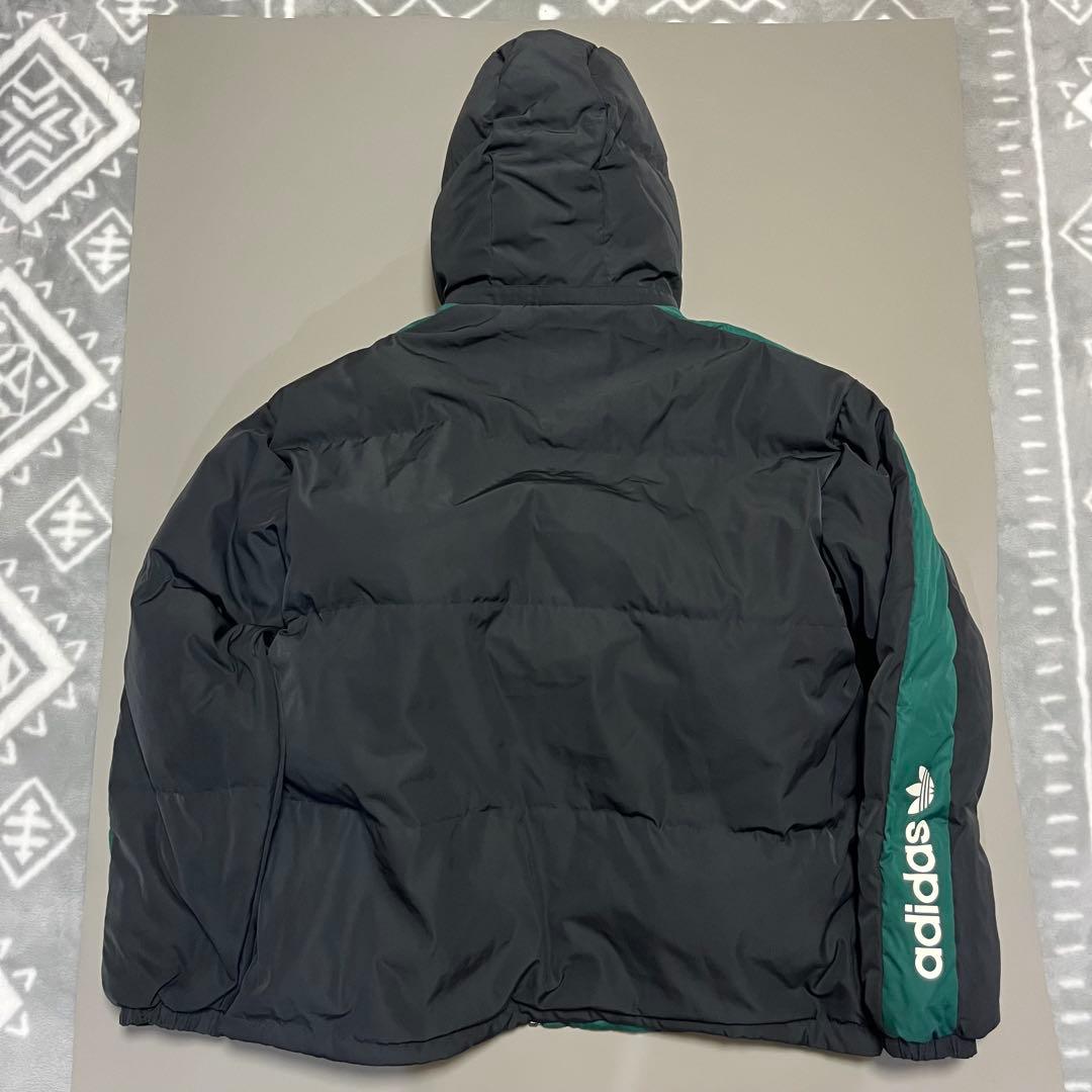 【寒波到来】アディダス リバーシブル ダウンジャケット ホワイト XL