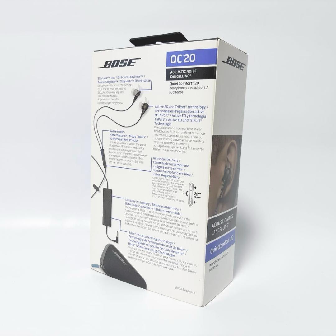 BOSE クワイエットコンフォート20 QC20 ノイズキャンセリング イヤホン