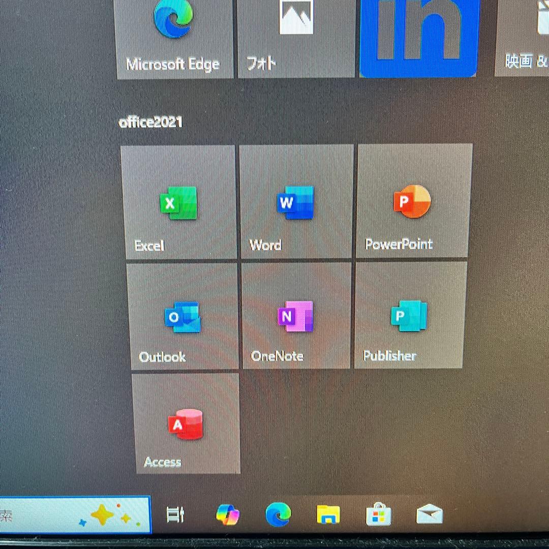 パソコン i3 16GB SSD Office2021付