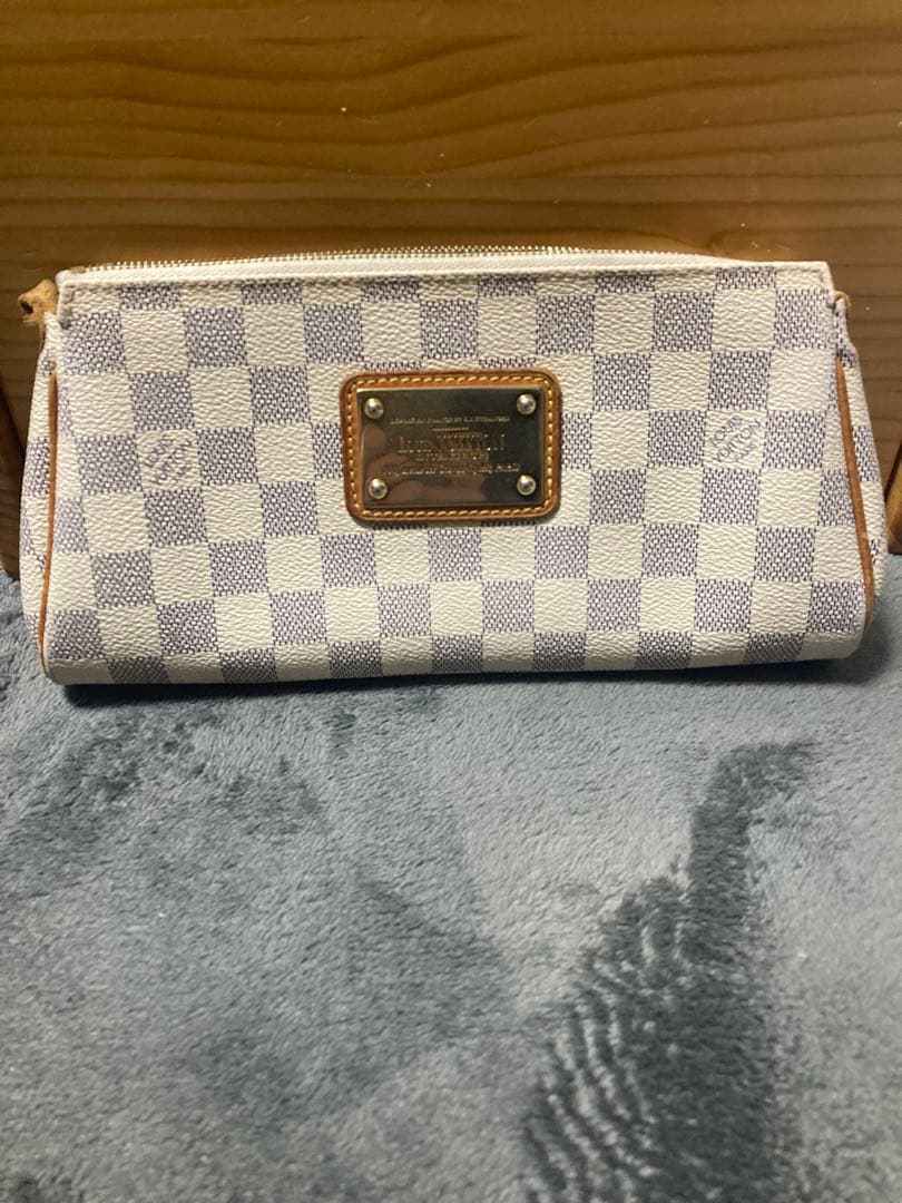 M*o様 ルイヴィトン ダミエ アズール エヴァ N55214 ショルダーバッグ