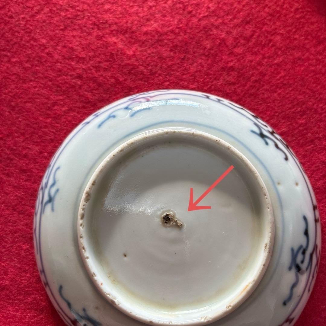 古伊万里　色絵　小皿　5枚組 江戸時代