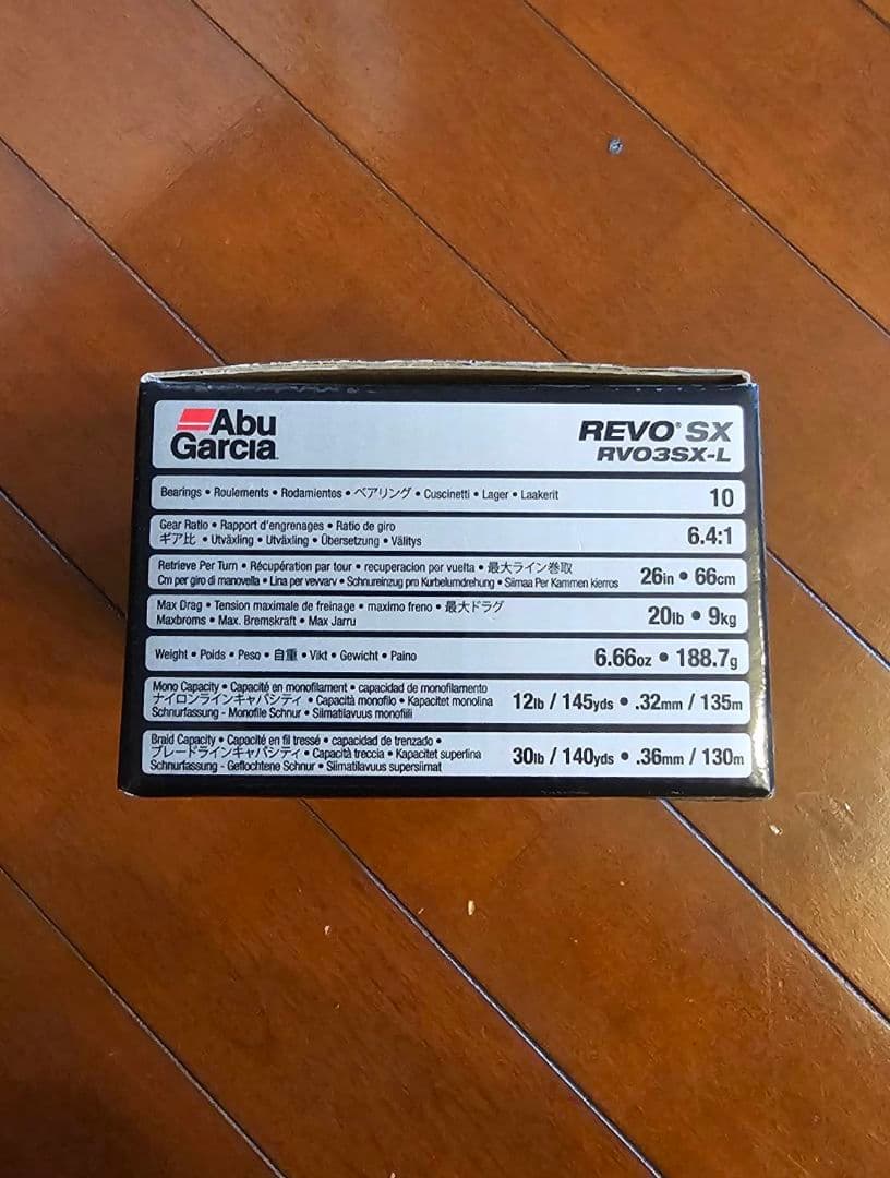 アブガルシアABU Garcia REVO SX REVO3SX-L 6.4:1
