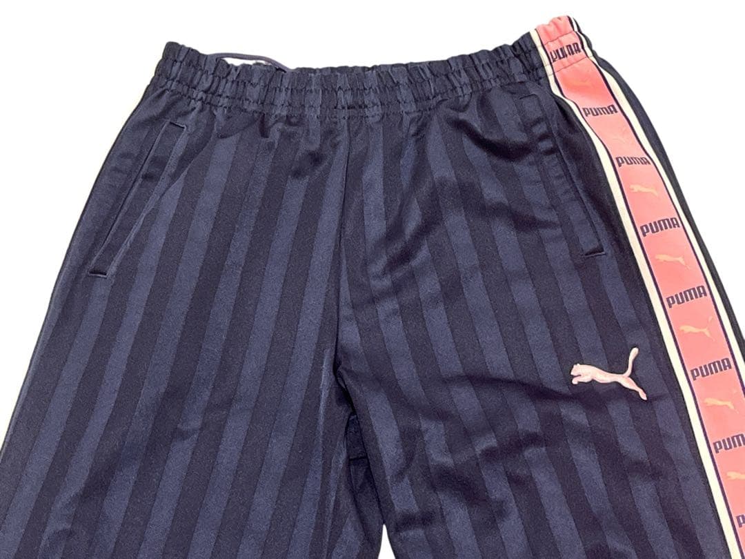 美品 プーマ セットアップ プージャー　ネイビー ピンク S〜M Y2K
