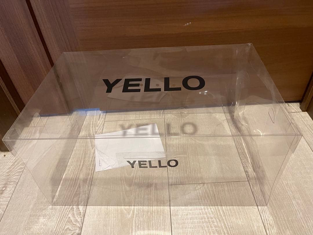 YELLO ベージュ プラットフォームサンダル