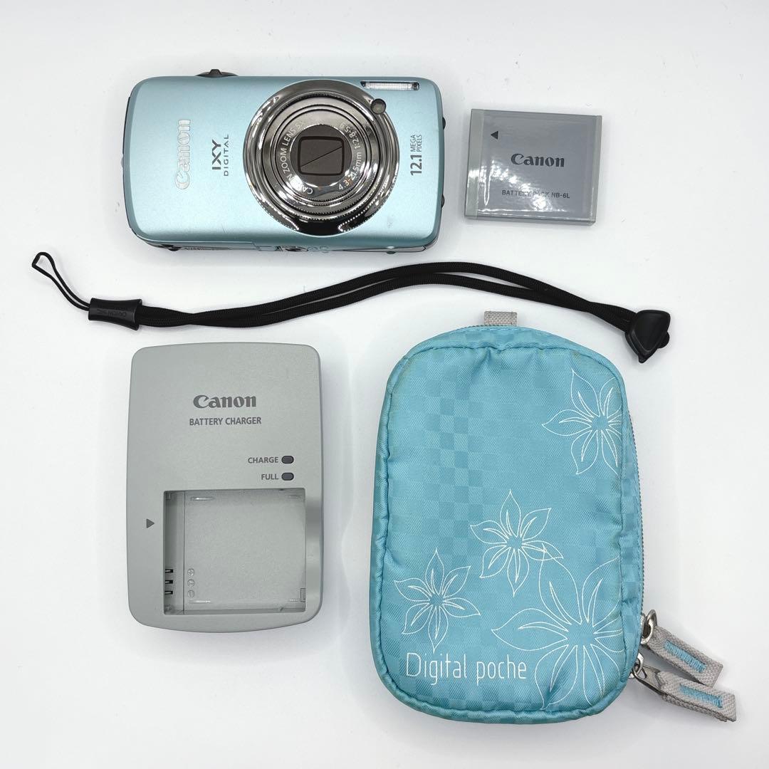 Canon IXY DIGITAL 930 IS ブルー デジカメ コンデジ
