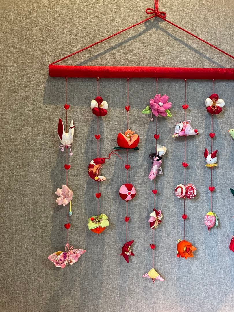 つるし雛　No.138 壁掛けタイプ　ひな祭り　桃の節句　初節句飾り