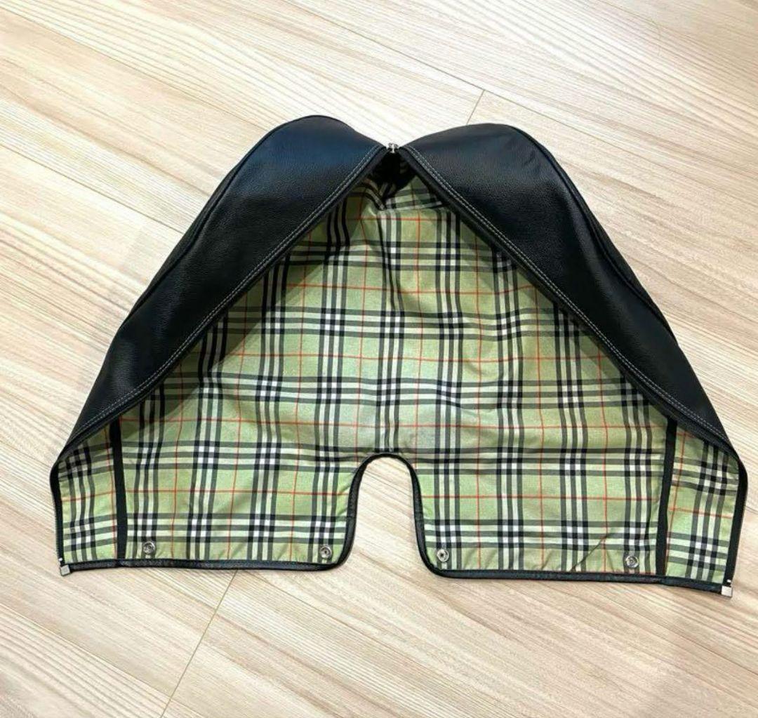 hikaru kotaniBURBERRY ブラックレザー キャディバッグ