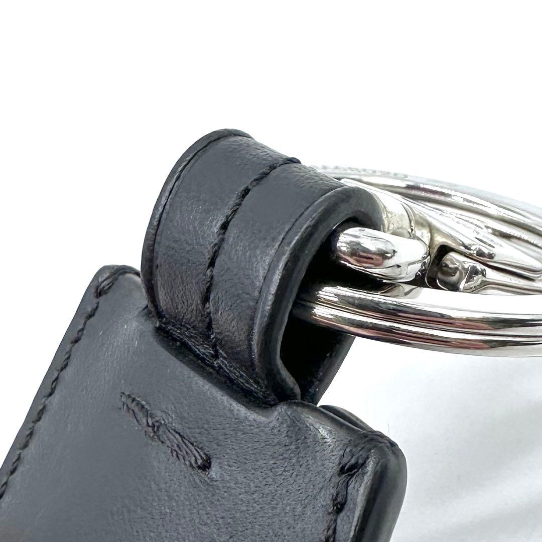 美品✨ルイヴィトン LV クロッシュ クレ キーホルダー M68020 ブラック