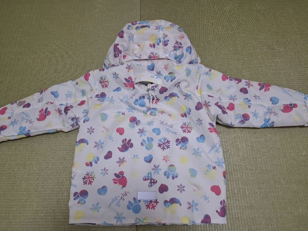 Disney ミニー スキーウェア グローブ、新品ゴーグルセット サイズ調整