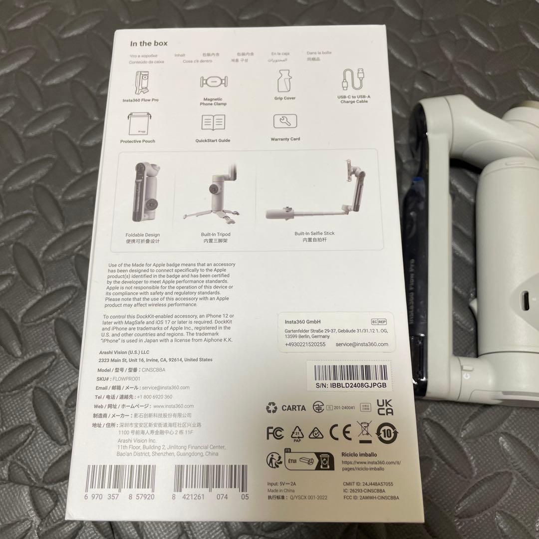 ［美品］Insta360 Flow Pro・MagSafeマウント