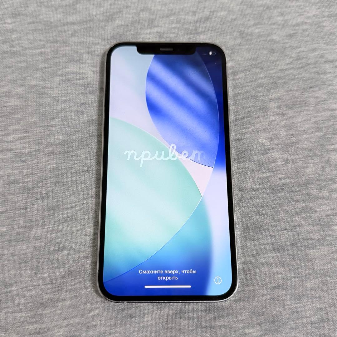 iPhone12pro 背面割れ シルバー