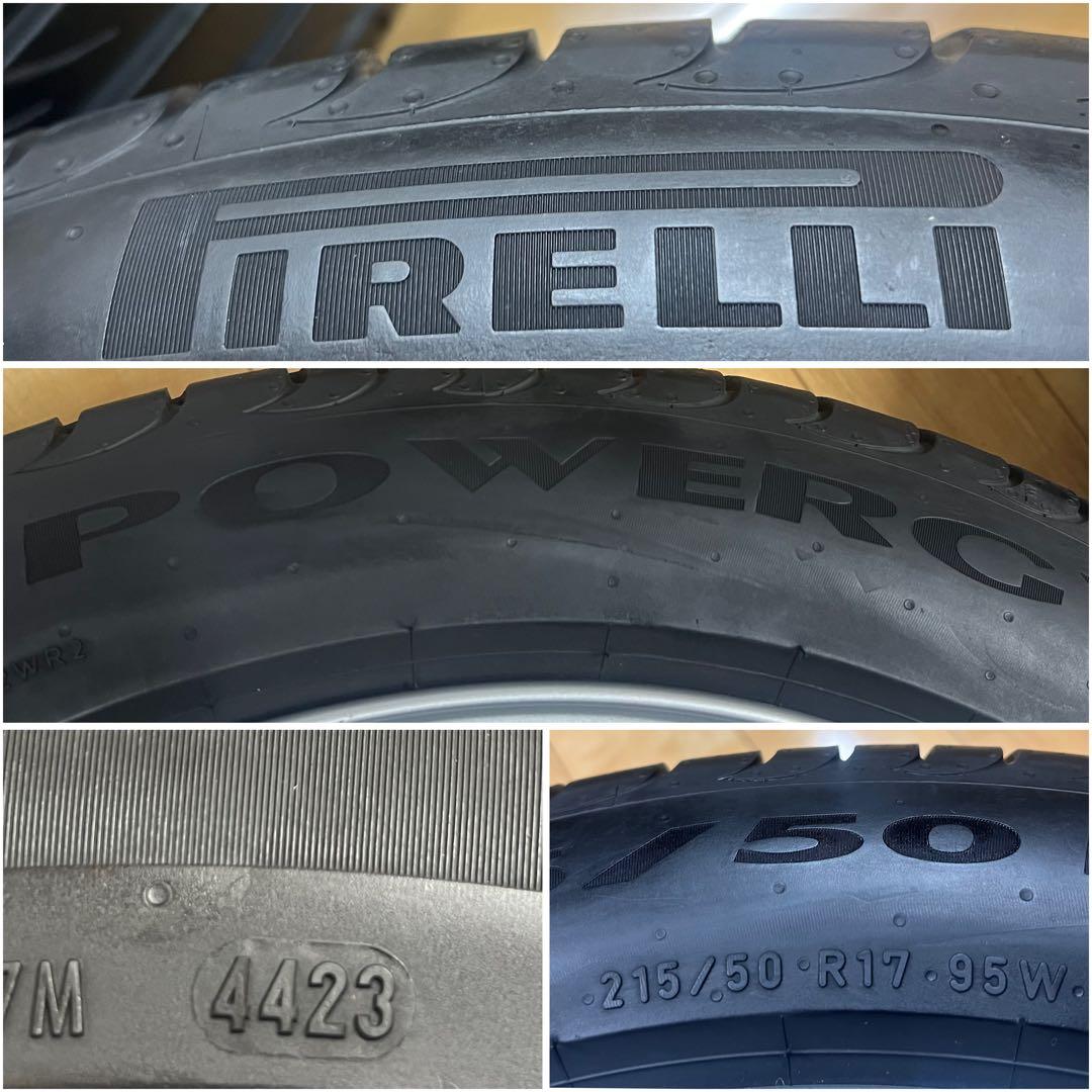 VOLVOホイール 17x7+50 PCD 108 215/50R17 タイヤ