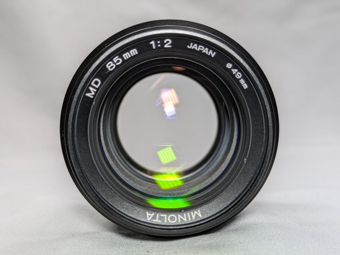 極美品 MINOLTA MD 85mm f/2 レンズ #284
