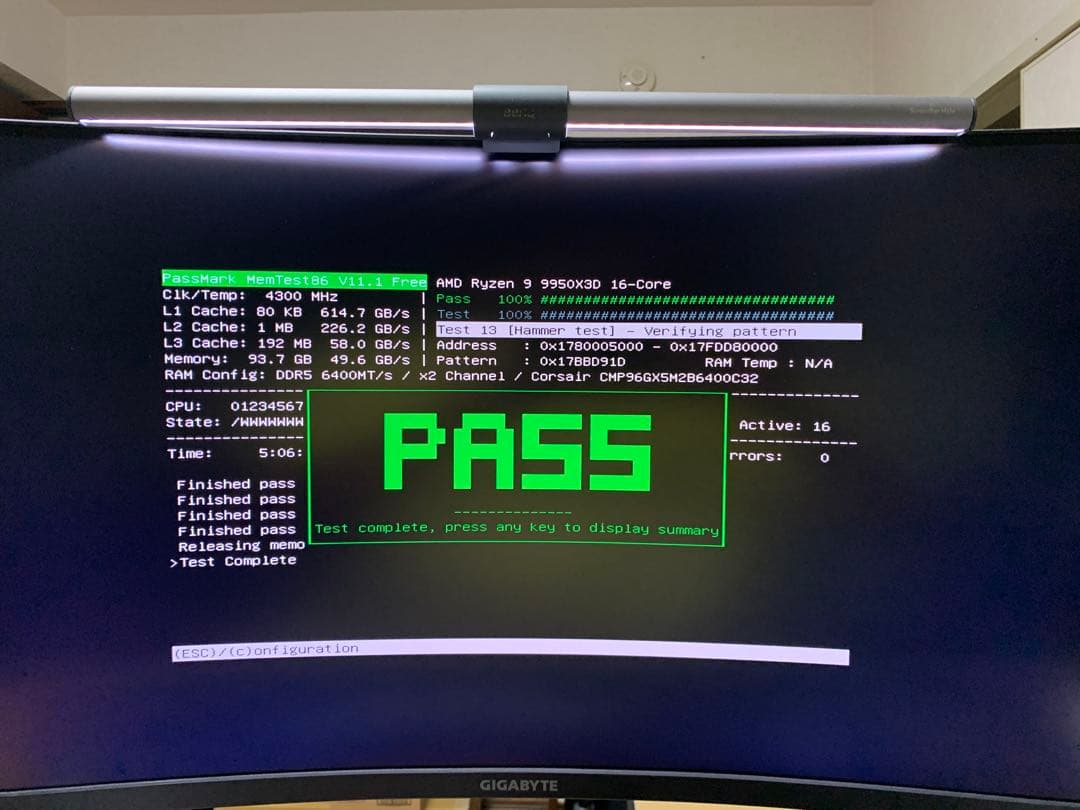 コルセア Dominator Titanium DDR5-6400 192GB