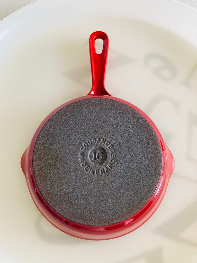 調理器具 LE CREUSET : SKILLET 16cm CHERRY RED
