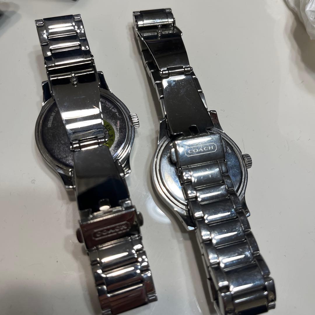 COACH ペアウォッチ シルバー/ホワイト