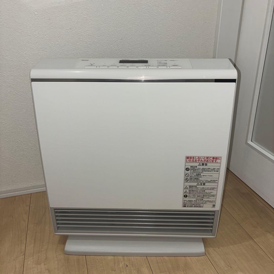 極美品Rinnai RC-A4401NP-MW ガスファンヒーター LPガス専用