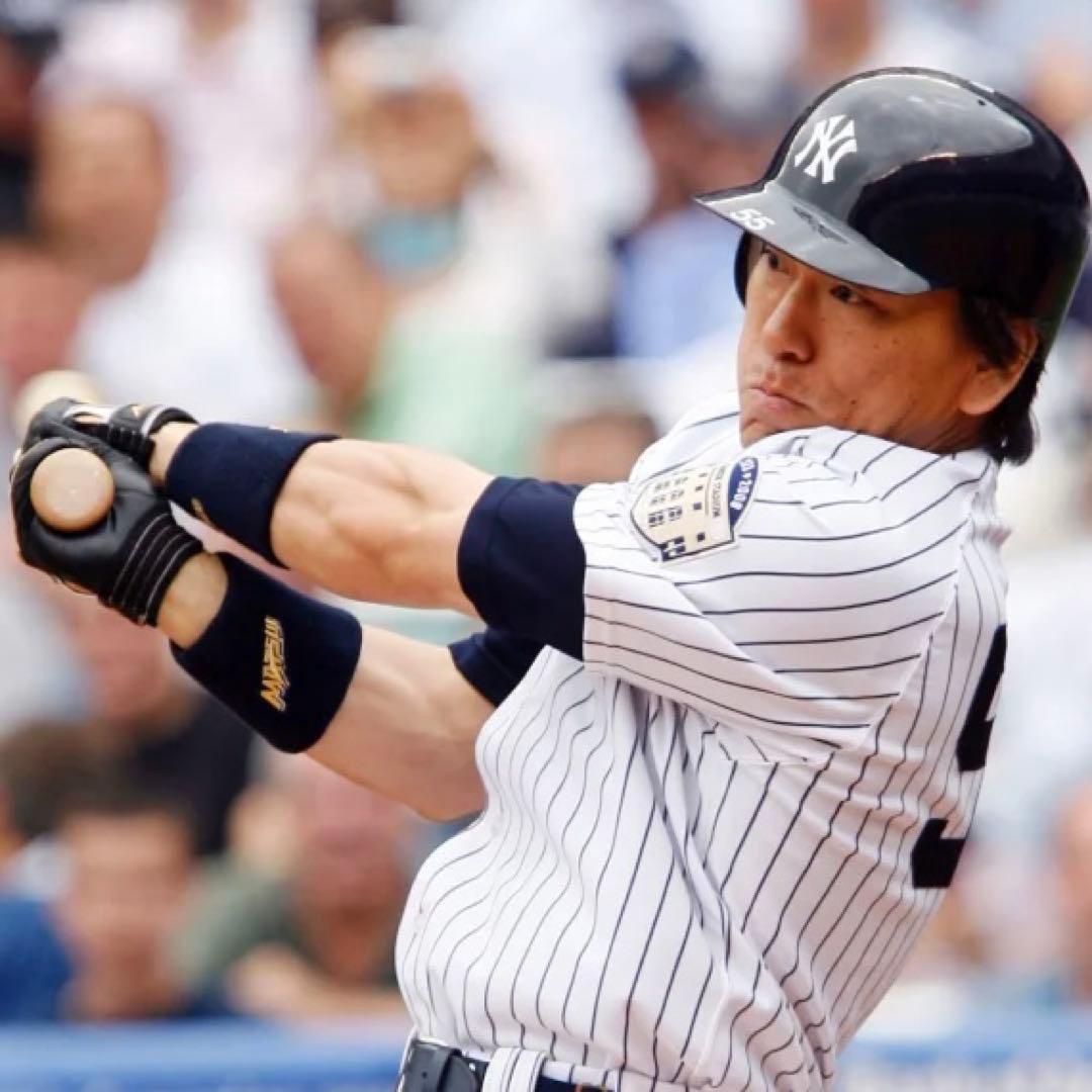 2008年 ヤンキース 松井秀喜 オーセンティックユニフォーム Majestic