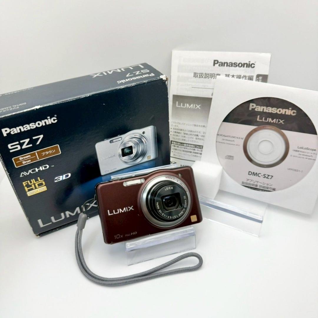 【箱付：動作OK】Panasonic LUMIX DMC-SZ7 9415