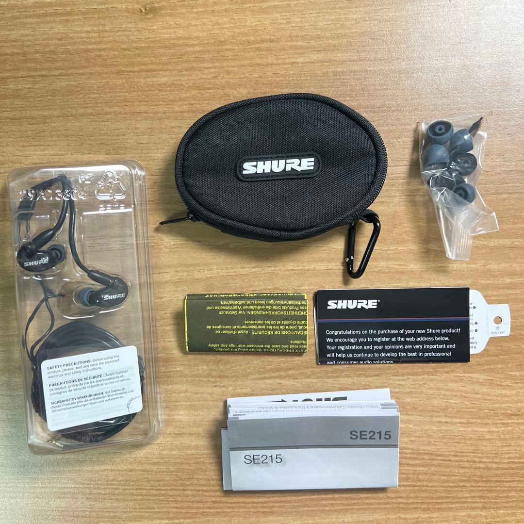 【山本】SHURE SE215 有線イヤホン