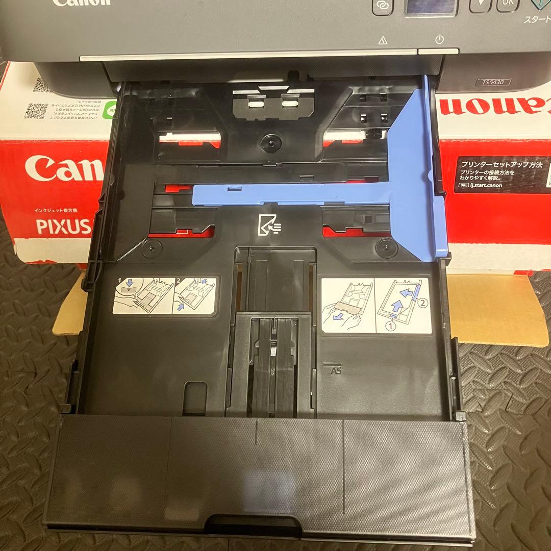 【完動品】Canon PIXUS TS5430 ブラック 純正インクXL付き