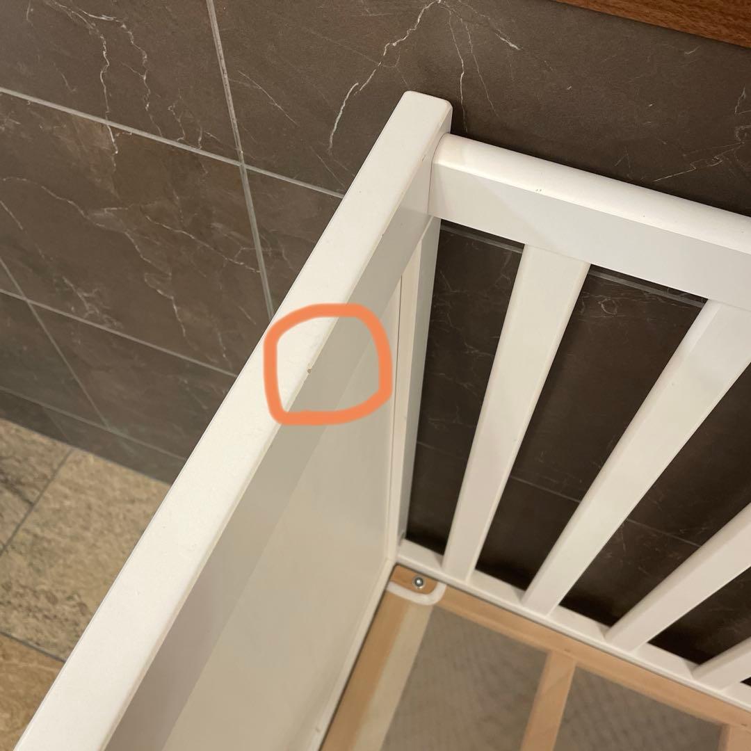 ベビーベッド⭐︎イケア　SUNDVIK マットレス、ベッドバンパー、シーツセット