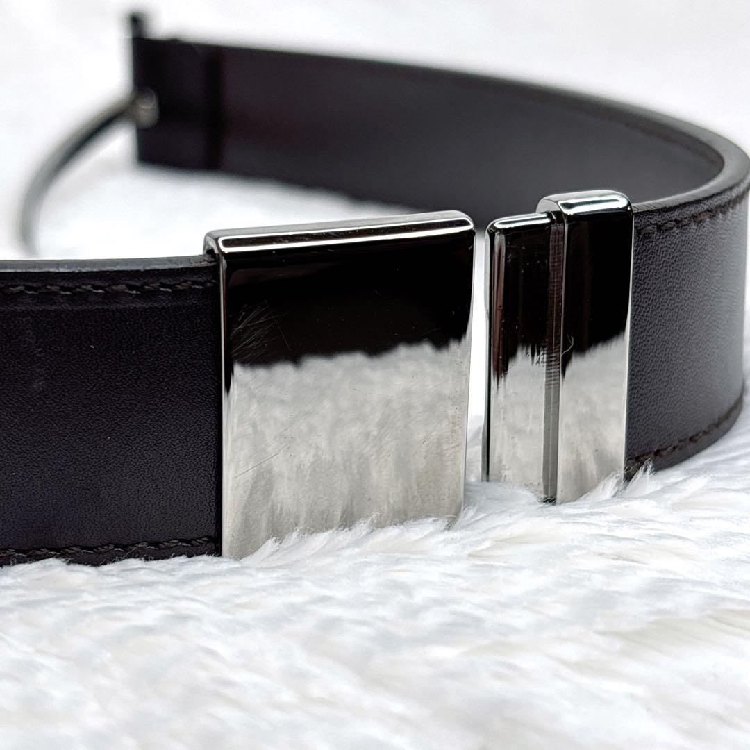 一級品✨GUCCI グッチ ホースビットベルト　シルバー金具　イタリア製