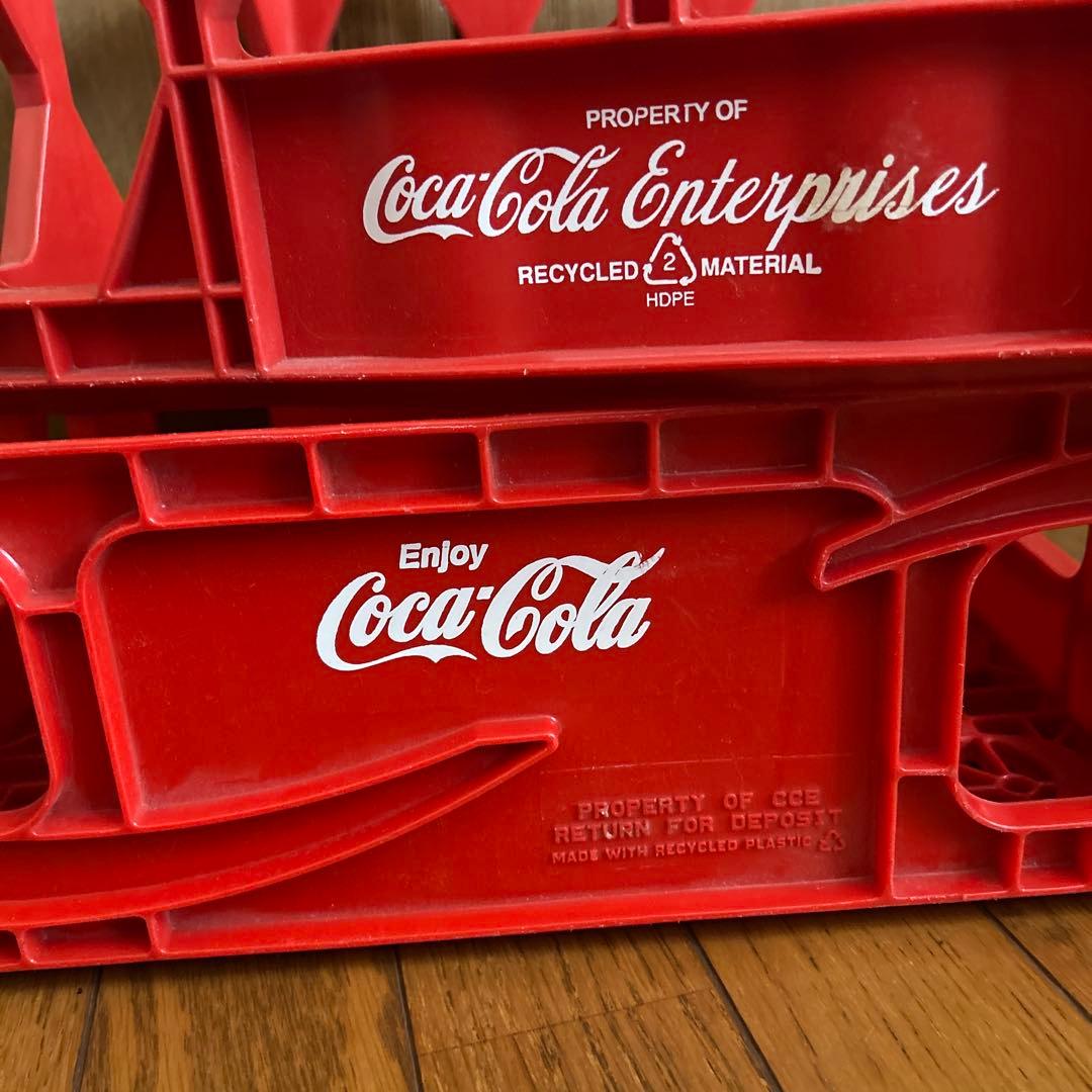 ヴィンテージ　コカコーラ　Coca-Cola カゴ　ケース　レッド　まとめ売り
