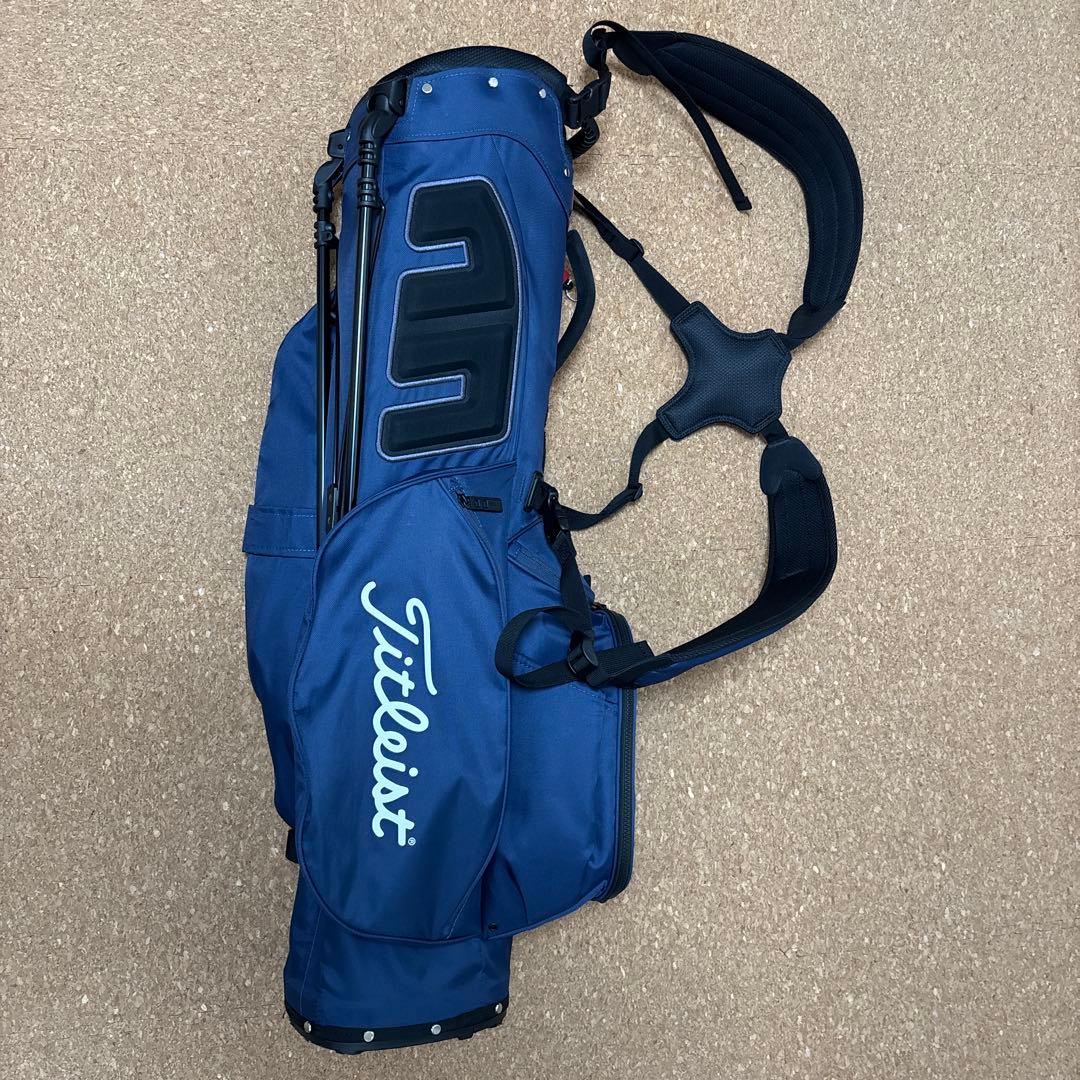 Titleist スタンドバッグ ネイビー カバー付き