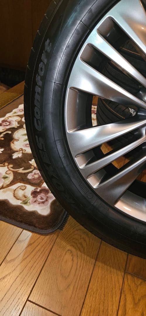 新車外し！25年トヨタ 40系 アルファード　純正18インチ PCD120/5H