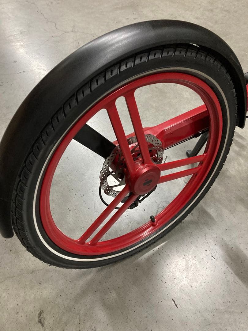 賢い猫専用★HONEBIKE チェーンレス 折りたたみ 電動アシスト自転車