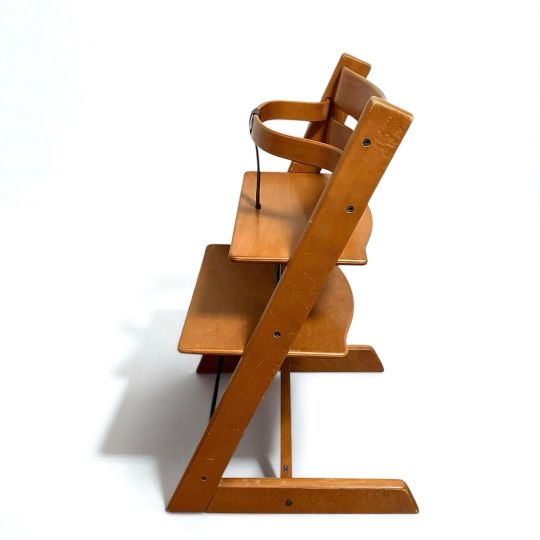 【希少】STOKKE トリップトラップ オリジナル　チェリー　ガード・ベルト付き