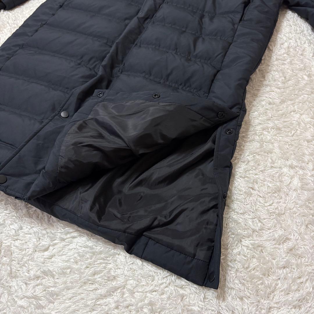 美品　Mizuno PRO ベンチコート ロング丈　ブラック　ダウンコート　L