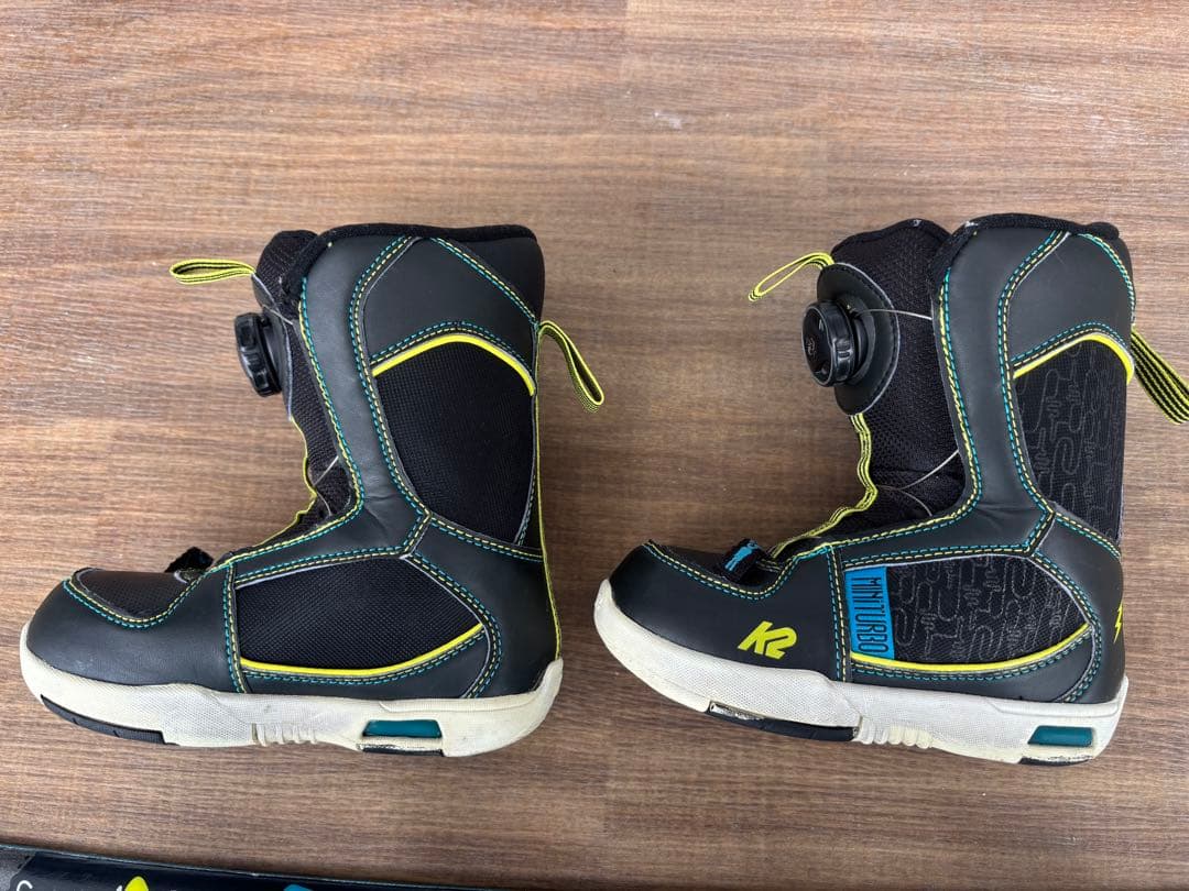 キッズスノーボード3点セット90cm K2 MINI TURBO ブーツ付き美品